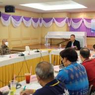 เข้าร่วมการประชุมรับฟังปัญหาและการไขปัญหาของชุมชนในพื้นที่ พร้อมสรุปผลการแก้ไขปัญหาของรอบเดือนที่ผ่านมากับสำนักงานเขตบางกอกใหญ่